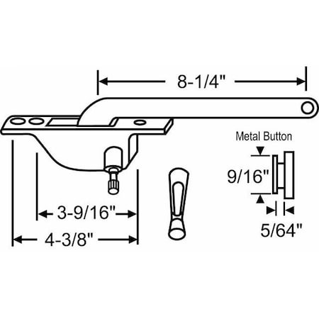 Strybuc Casement Operator Assembly 36-135